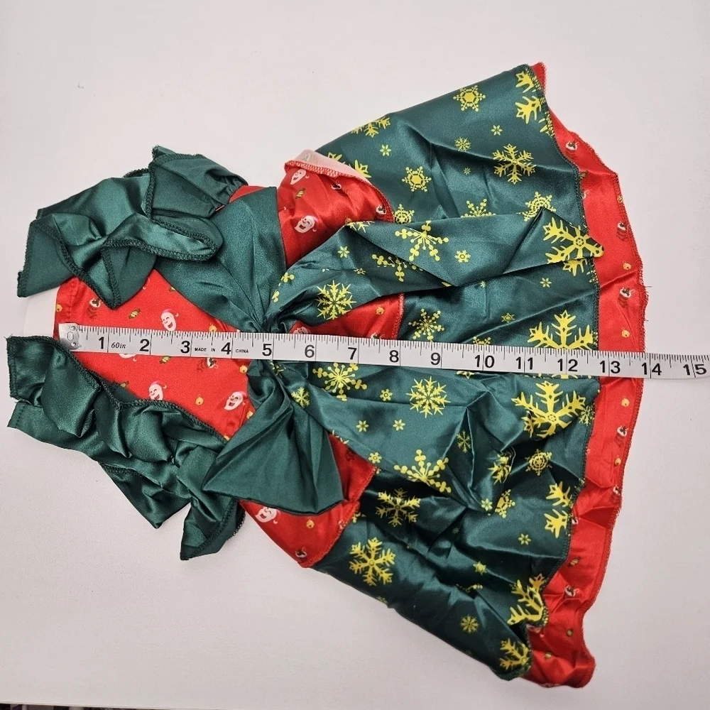 Christmas dress for pet holiday dress